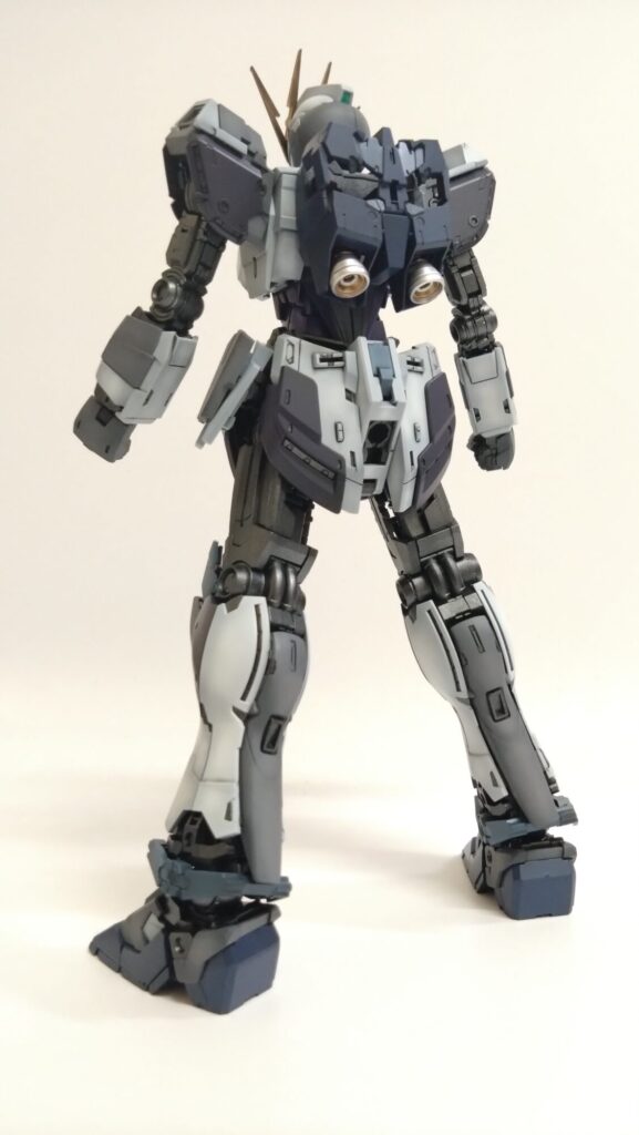 MG 1/100 ナラティブガンダム C装備 Ver.Kaを塗装作成します。⑩水転写式デカール貼り付けは、組み立ての前後どちらにしてますか？（機動戦士ガンダムNT）の画像