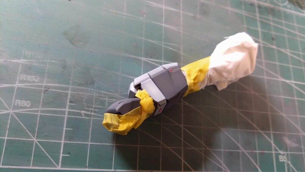 MG 1/100 ナラティブガンダム C装備 Ver.Kaを塗装作成します。⑫つや消しや半つや、パールコートで仕上げます。（機動戦士ガンダムNT）の画像