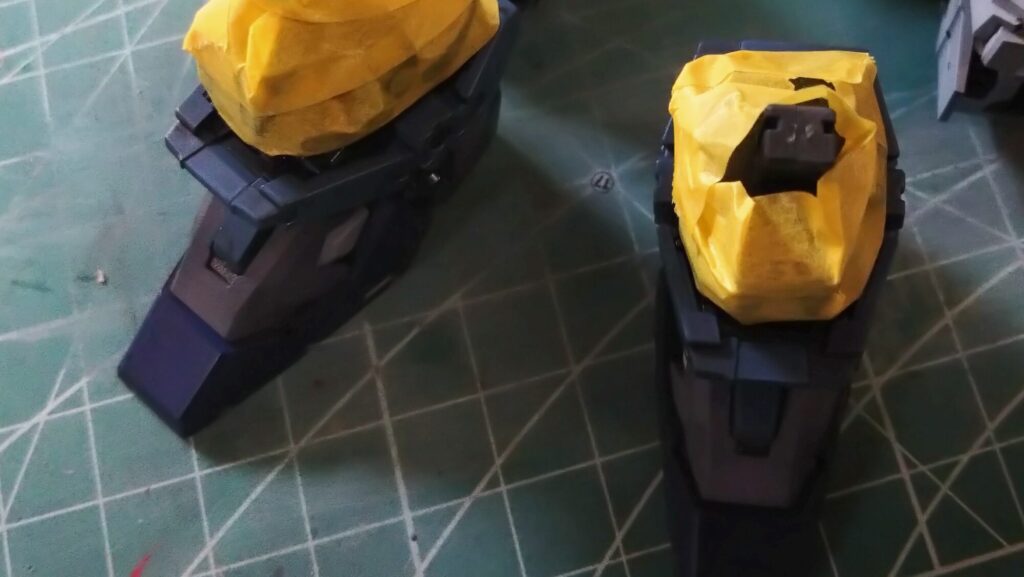 MG 1/100 ナラティブガンダム C装備 Ver.Kaを塗装作成します。⑫つや消しや半つや、パールコートで仕上げます。（機動戦士ガンダムNT）の画像