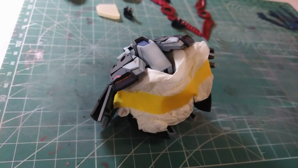 MG 1/100 ナラティブガンダム C装備 Ver.Kaを塗装作成します。⑫つや消しや半つや、パールコートで仕上げます。（機動戦士ガンダムNT）の画像