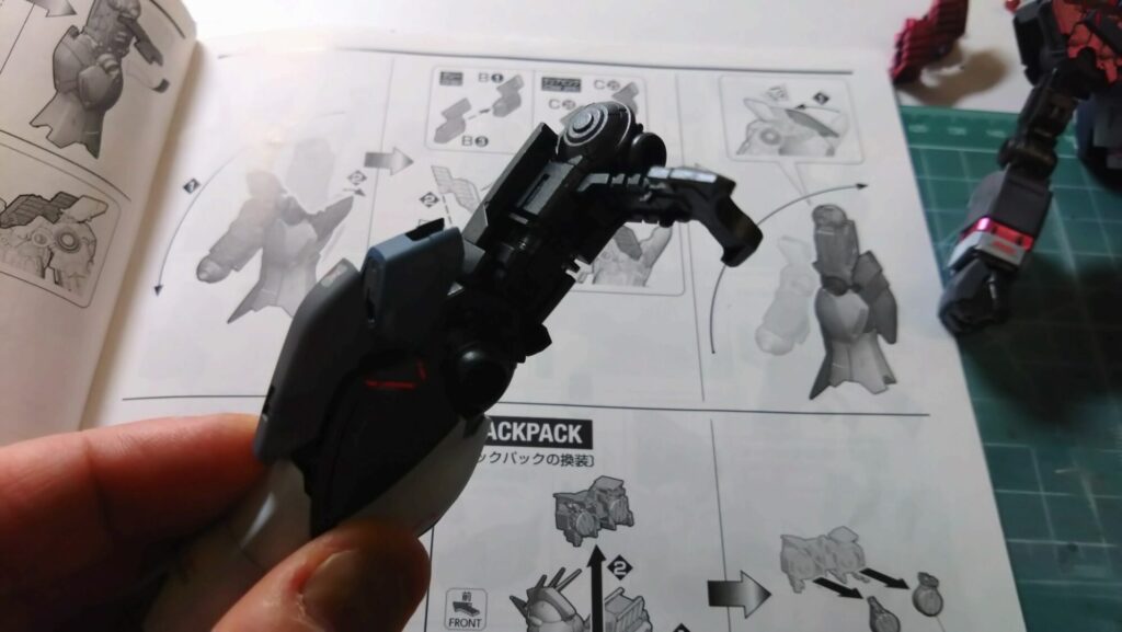 MG 1/100 ナラティブガンダム C装備 Ver.Kaを塗装作成します。⑫つや消しや半つや、パールコートで仕上げます。（機動戦士ガンダムNT）の画像