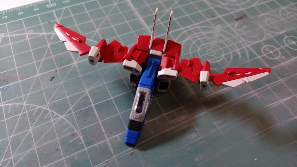 MG 1/100 ナラティブガンダム C装備 Ver.Kaを塗装作成します。②素組キットを分解してパーツチェックします。（機動戦士ガンダムNT）の画像