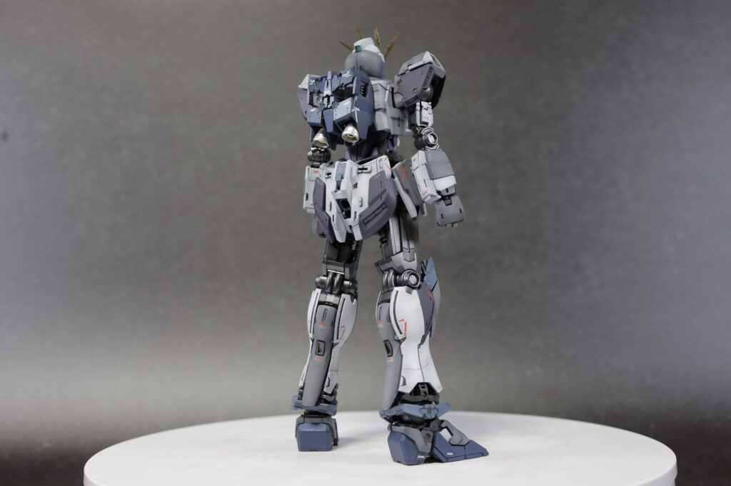 MG 1/100 ナラティブガンダム C装備 Ver.Kaを塗装作成します。⑬ナラティブガンダム完成編。ユニコーン、νガンダムと並べてみますの画像