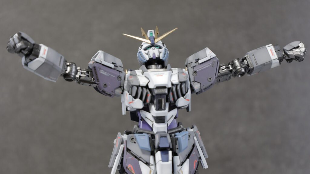 MG 1/100 ナラティブガンダム C装備 Ver.Kaを塗装作成します。⑬ナラティブガンダム完成編。ユニコーン、νガンダムと並べてみますの画像