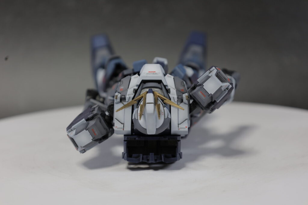 MG 1/100 ナラティブガンダム C装備 Ver.Kaを塗装作成します。⑬ナラティブガンダム完成編。ユニコーン、νガンダムと並べてみますの画像