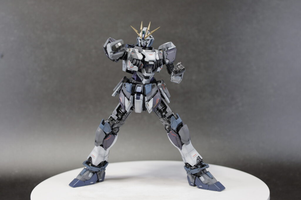 MG 1/100 ナラティブガンダム C装備 Ver.Kaを塗装作成します。⑬ナラティブガンダム完成編。ユニコーン、νガンダムと並べてみますの画像