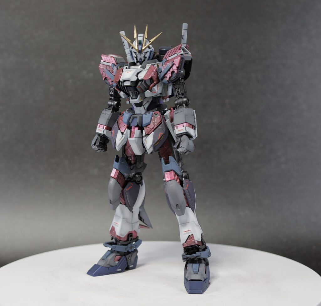 MG 1/100 ナラティブガンダム C装備 Ver.Kaを塗装作成します。⑬ナラティブガンダム完成編。ユニコーン、νガンダムと並べてみますの画像