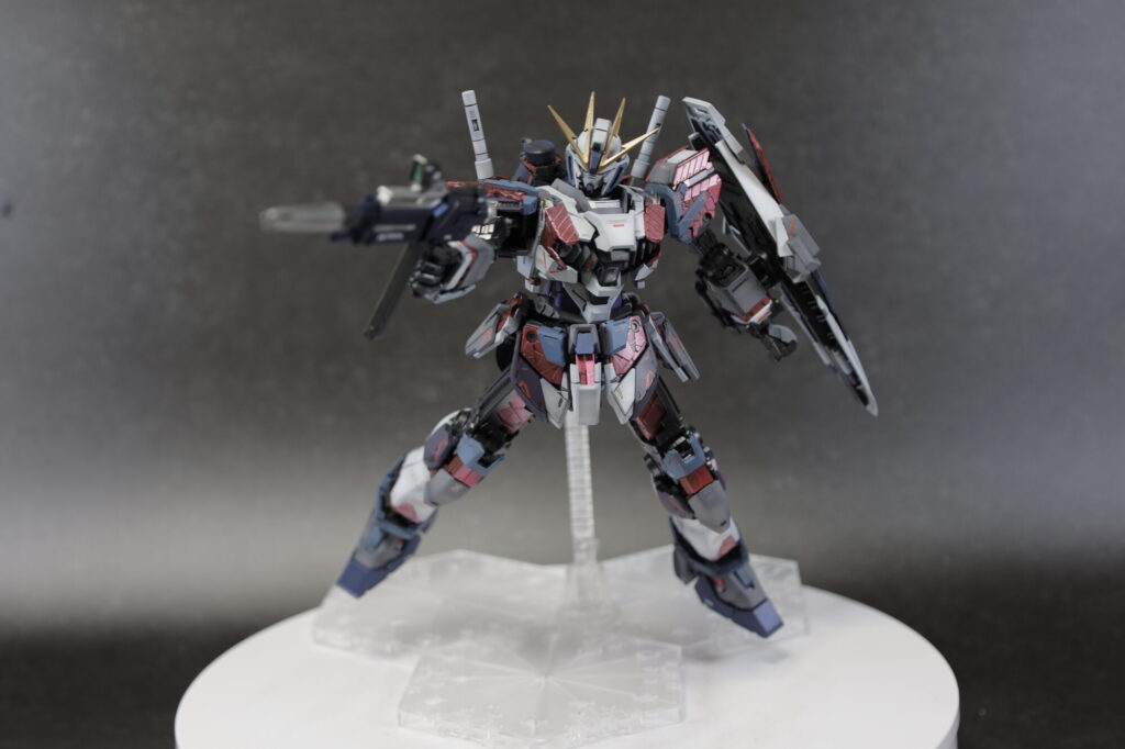 MG 1/100 ナラティブガンダム C装備 Ver.Kaを塗装作成します。⑬ナラティブガンダム完成編。ユニコーン、νガンダムと並べてみますの画像