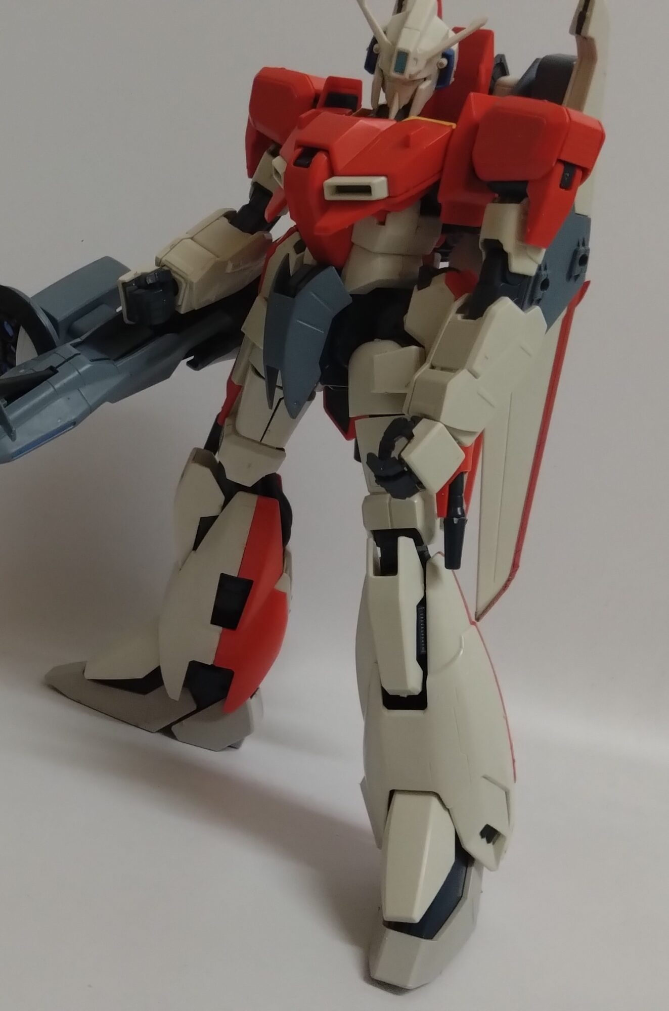 中古MGゼータプラスC1型のフレーム改造②、ウェーブ・ライダーに変形できるように内部フレームを改造しますの画像