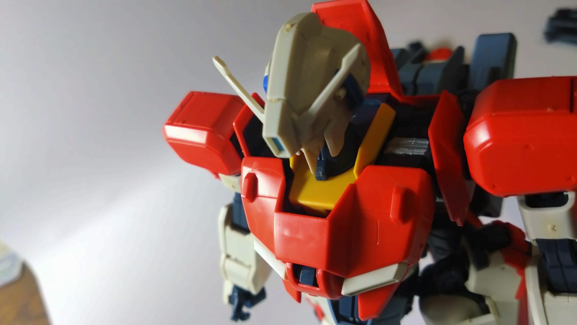 中古MGゼータプラスC1型のフレーム改造②、ウェーブ・ライダーに変形できるように内部フレームを改造しますの画像